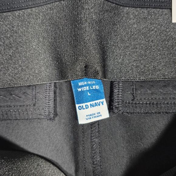 Old Navy High Rise Wide leg Pants Elastic Waist Womens size L - Picture 5 of 6